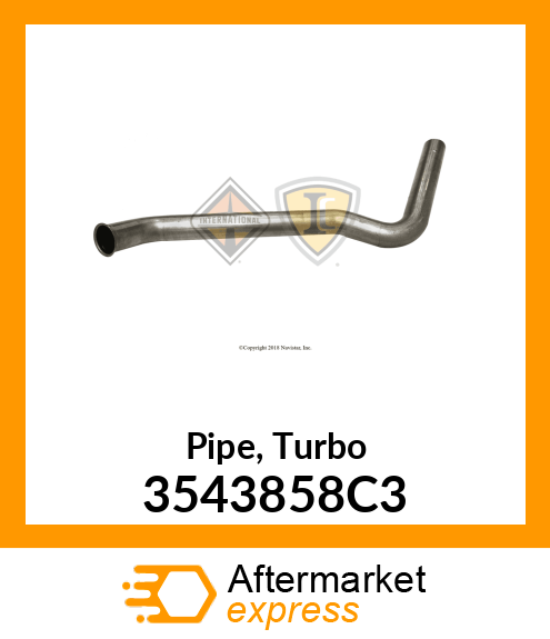 Pipe, Turbo 3543858C3