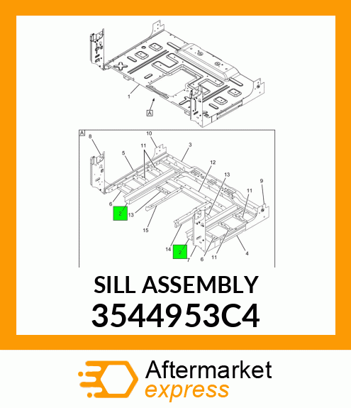 SILL ASSEMBLY 3544953C4