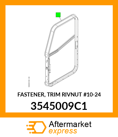 FASTENER, TRIM RIVNUT #10-24 3545009C1