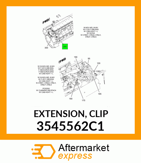 EXTENSION, CLIP 3545562C1