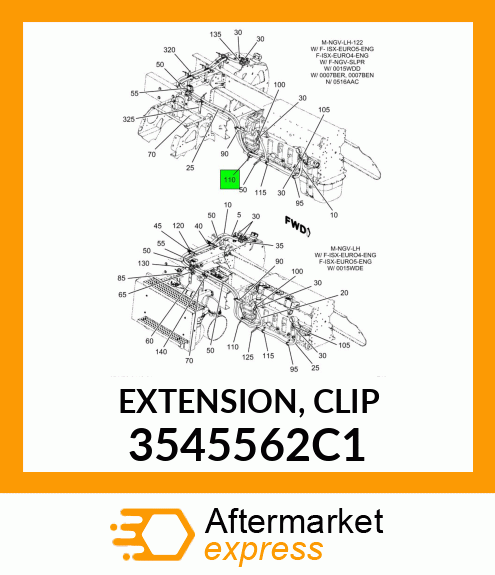 EXTENSION, CLIP 3545562C1