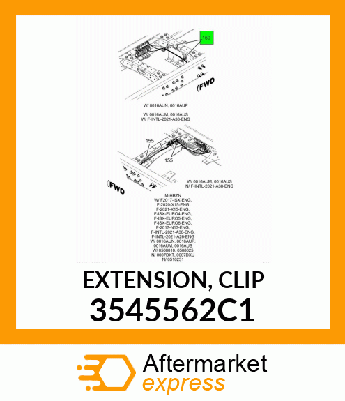 EXTENSION, CLIP 3545562C1