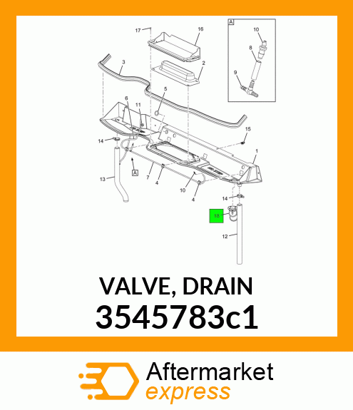 VALVE, DRAIN 3545783c1