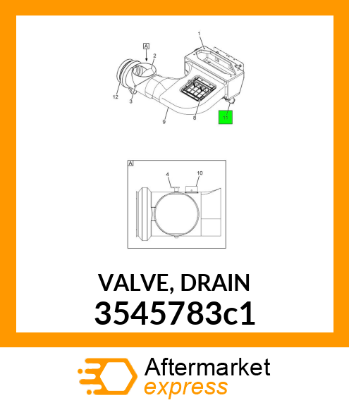 VALVE, DRAIN 3545783c1