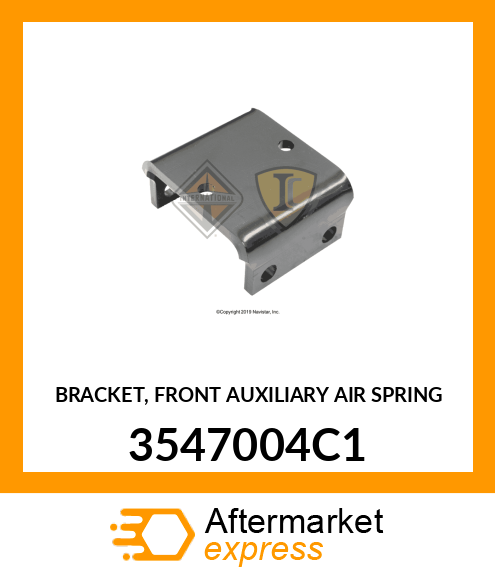 BRACKET, FRONT AUXILIARY AIR SPRING 3547004C1