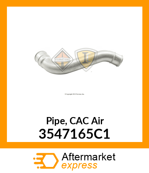 Pipe, CAC Air 3547165C1