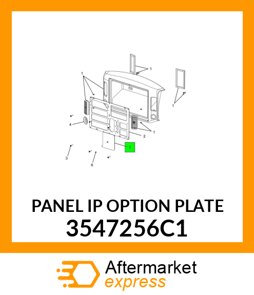 PANEL IP OPTION PLATE 3547256C1