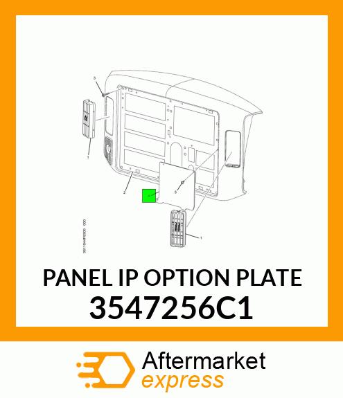 PANEL IP OPTION PLATE 3547256C1