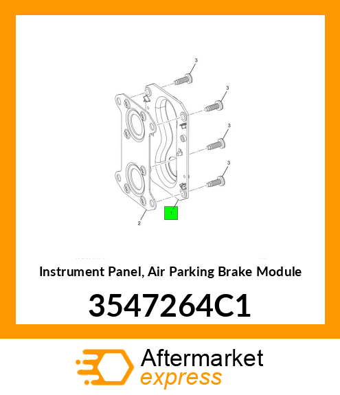 Instrument Panel, Air Parking Brake Module 3547264C1