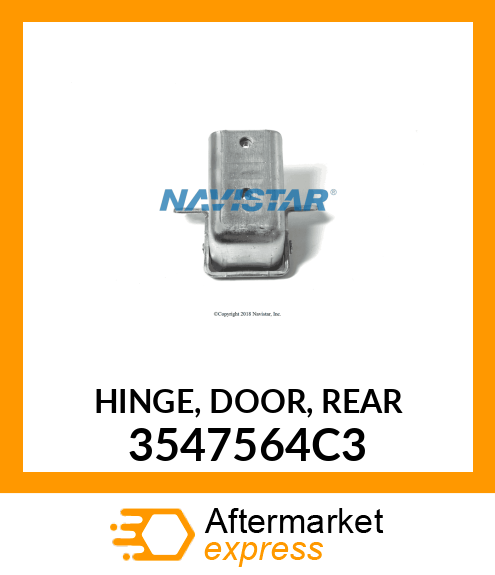 HINGE, DOOR, REAR 3547564C3
