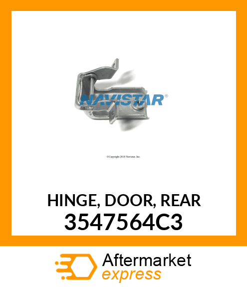 HINGE, DOOR, REAR 3547564C3