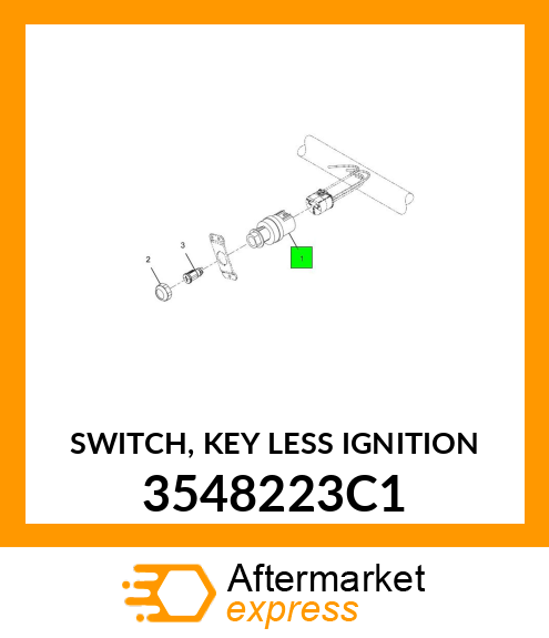 SWITCH, KEY LESS IGNITION 3548223C1