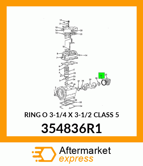 RING O 3-1/4 X 3-1/2 CLASS 5 354836R1