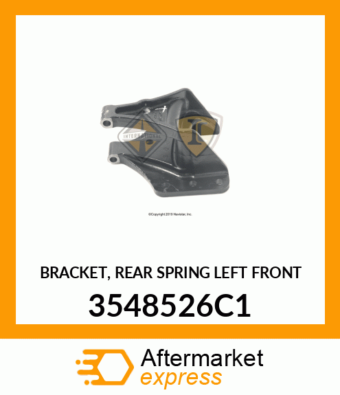 BRACKET, REAR SPRING LEFT FRONT 3548526C1