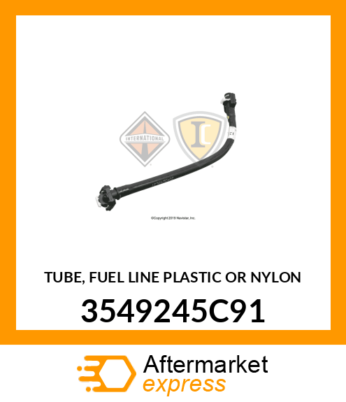 TUBE, FUEL LINE PLASTIC OR NYLON 3549245C91