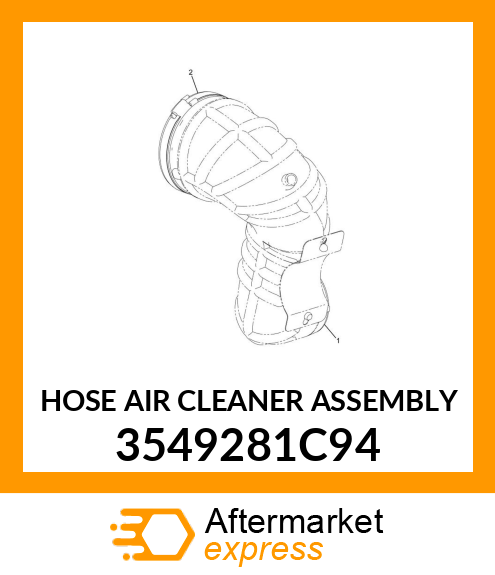 HOSE AIR CLEANER ASSEMBLY 3549281C94