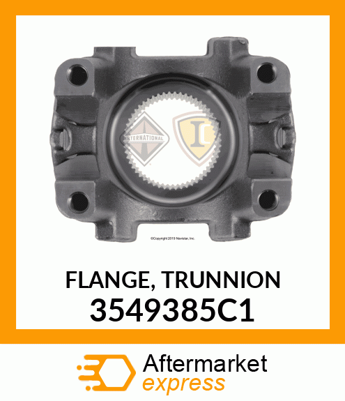 FLANGE, TRUNNION 3549385C1