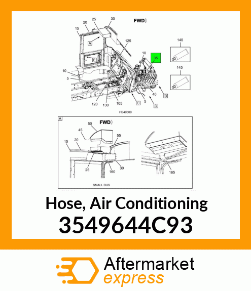 Hose, Air Conditioning 3549644C93