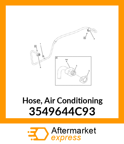 Hose, Air Conditioning 3549644C93