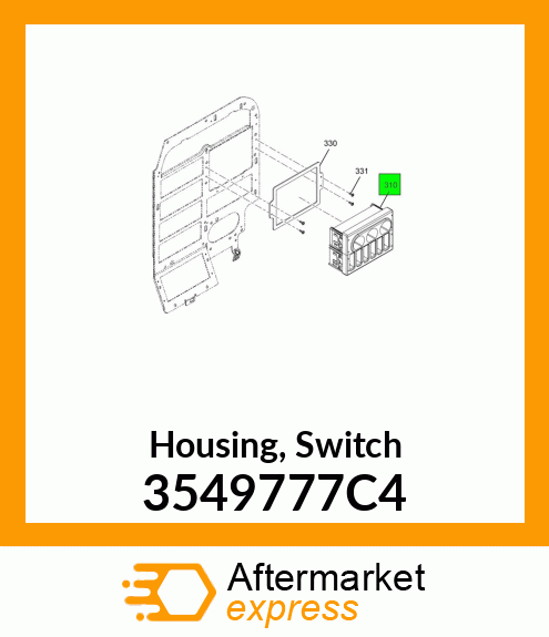 Housing, Switch 3549777C4