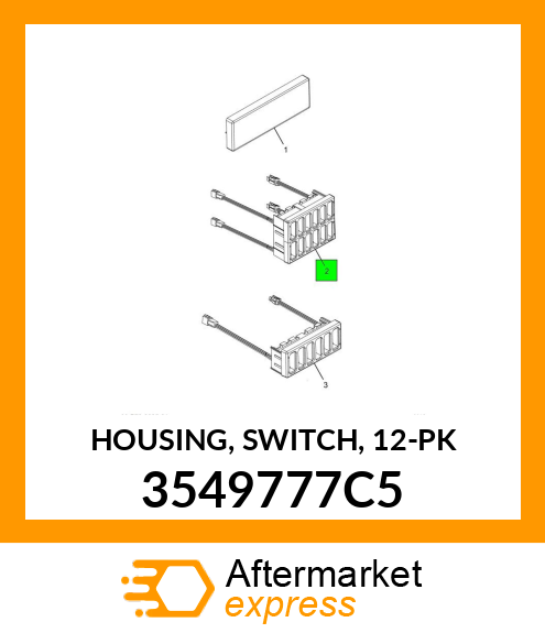 HOUSING, SWITCH, 12-PK 3549777C5