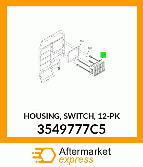 HOUSING, SWITCH, 12-PK 3549777C5