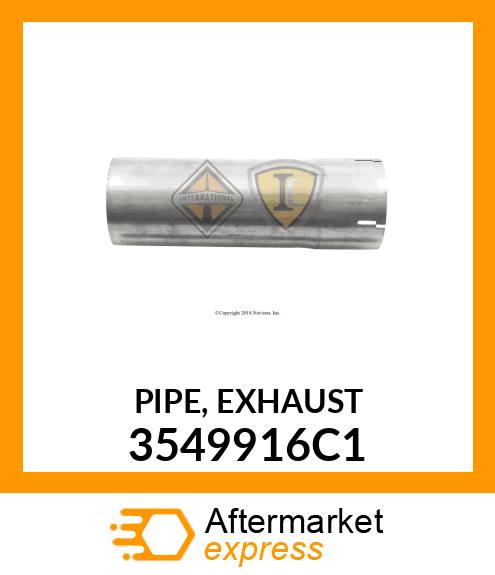 PIPE, EXHAUST 3549916C1