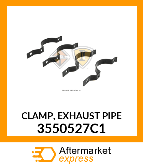 CLAMP, EXHAUST PIPE 3550527C1