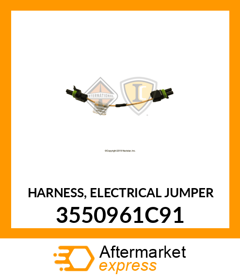 HARNESS, ELECTRICAL JUMPER 3550961C91