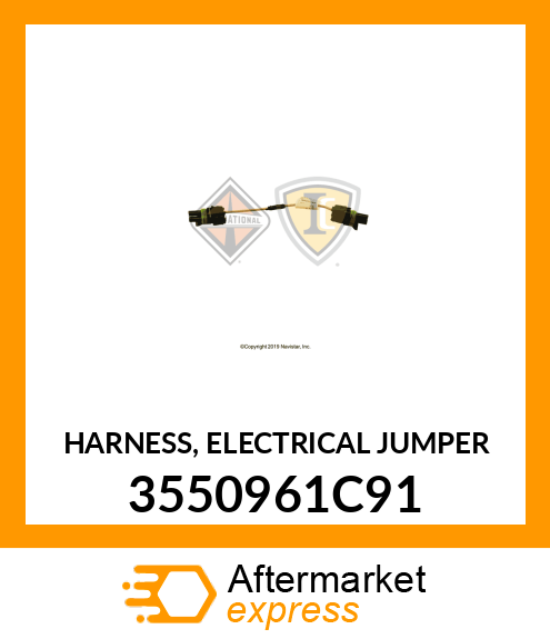 HARNESS, ELECTRICAL JUMPER 3550961C91