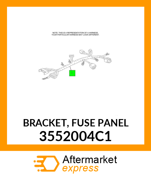 BRACKET, FUSE PANEL 3552004C1