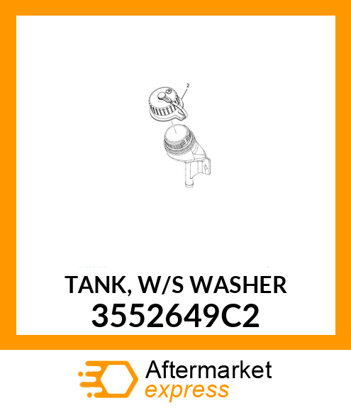 TANK, W/S WASHER 3552649C2