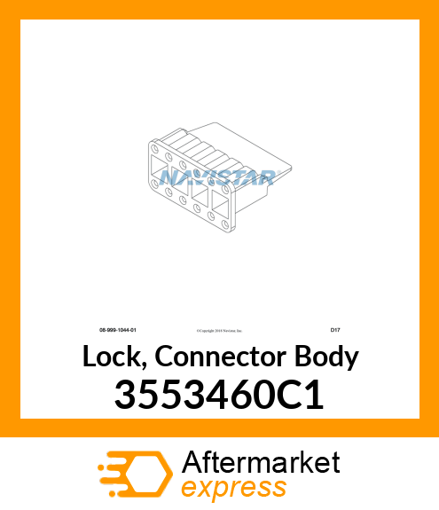 Lock, Connector Body 3553460C1