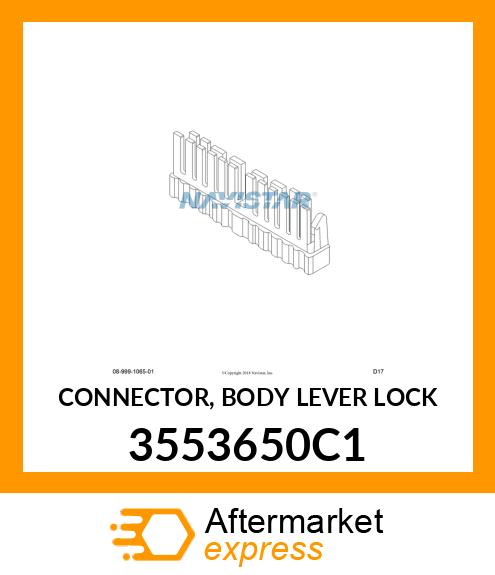 CONNECTOR, BODY LEVER LOCK 3553650C1