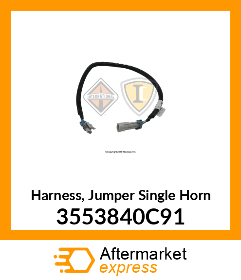 Harness, Jumper Single Horn 3553840C91