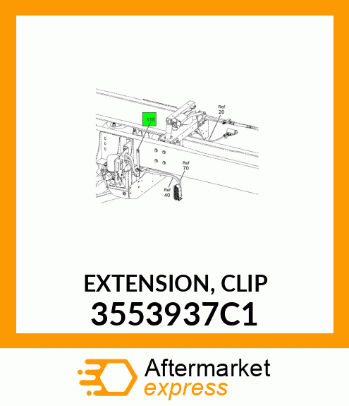 EXTENSION, CLIP 3553937C1