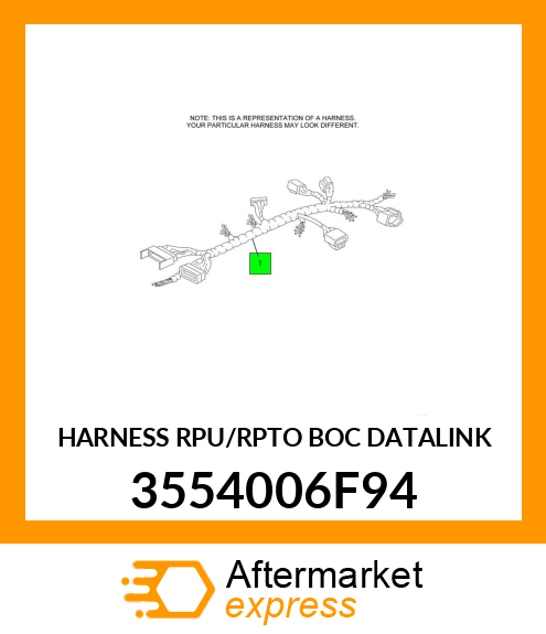 HARNESS RPU/RPTO BOC DATALINK 3554006F94