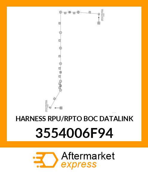 HARNESS RPU/RPTO BOC DATALINK 3554006F94