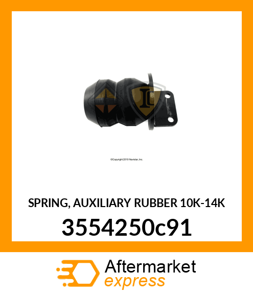 SPRING, AUXILIARY RUBBER 10K-14K 3554250C91