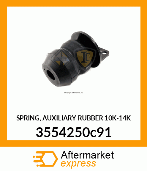 SPRING, AUXILIARY RUBBER 10K-14K 3554250C91