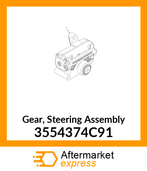 Gear, Steering Assembly 3554374C91