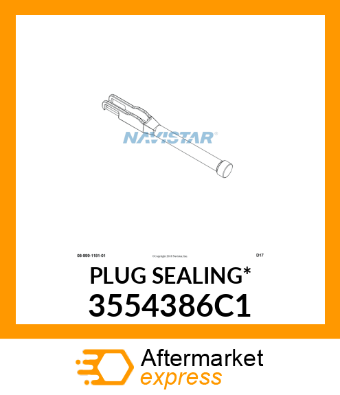 PLUG SEALING* 3554386C1