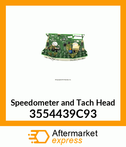 Speedometer and Tach Head 3554439C93