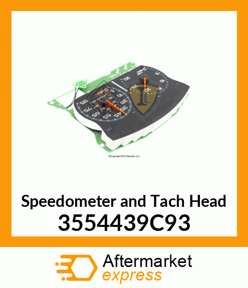 Speedometer and Tach Head 3554439C93