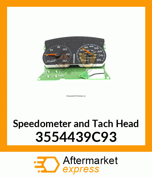 Speedometer and Tach Head 3554439C93