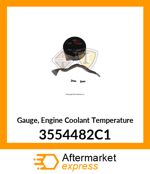 Gauge, Engine Coolant Temperature 3554482C1