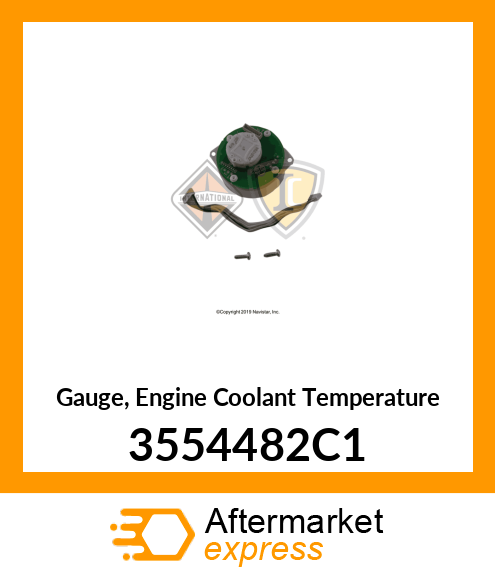 Gauge, Engine Coolant Temperature 3554482C1