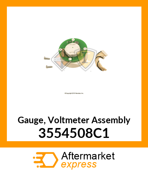 Gauge, Voltmeter Assembly 3554508C1