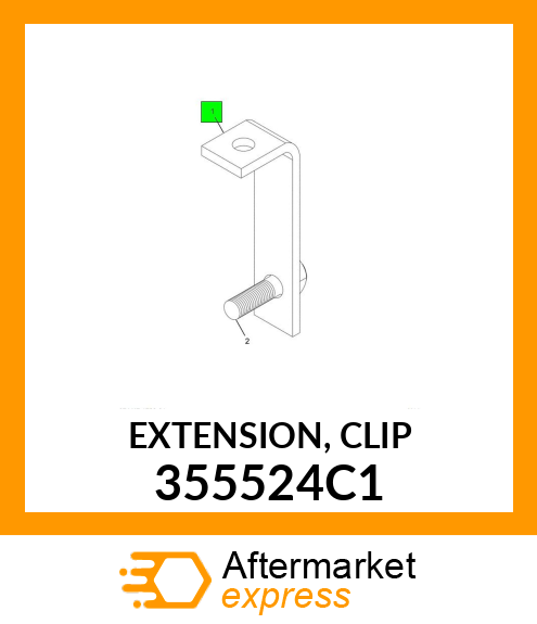 EXTENSION, CLIP 355524C1