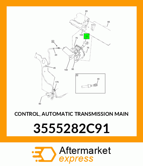 CONTROL, AUTOMATIC TRANSMISSION MAIN 3555282C91